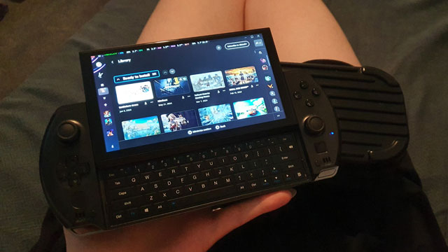 Ubisoft Connect running on GPD Win4 (Linux)